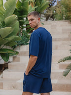 Blue Oversized Sport T-shirt