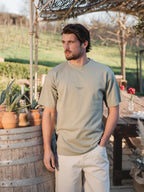 Mint Vigneto Oversized T-shirt