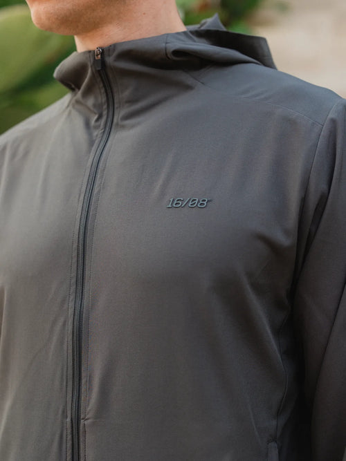 Armygrüne Sportjacke