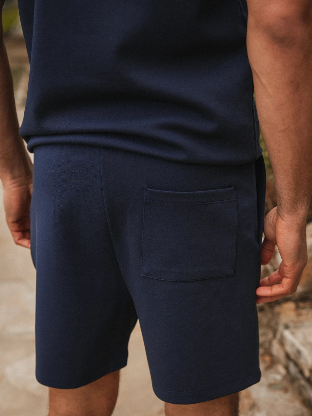 Navy Relaxed Short