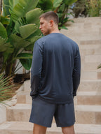 Grayish Blue Sport Longsleeve