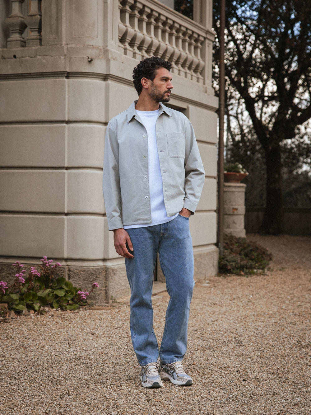 Olive Structured Overshirt