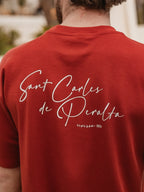 Red Sant Carles Oversized T-Shirt
