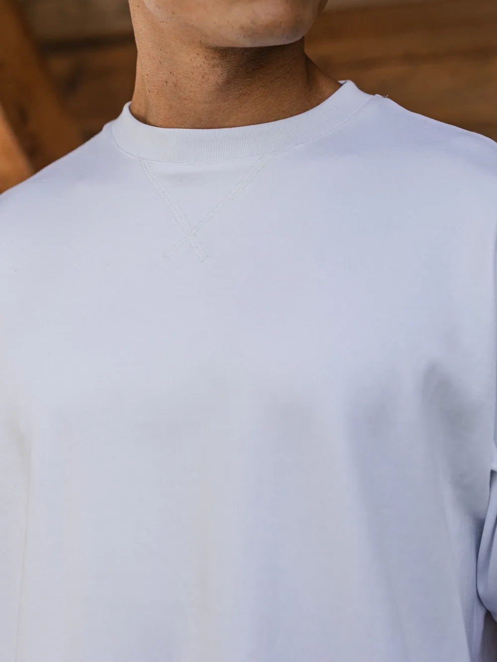 White Oversized Longsleeve