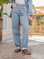 Light Blue Femme Jeans