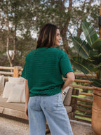 Green Stripe Soft T-shirt