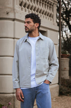 Olive Structured Overshirt
