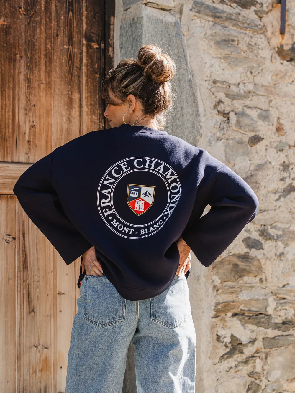 Navy Scuba Oversized Sweater