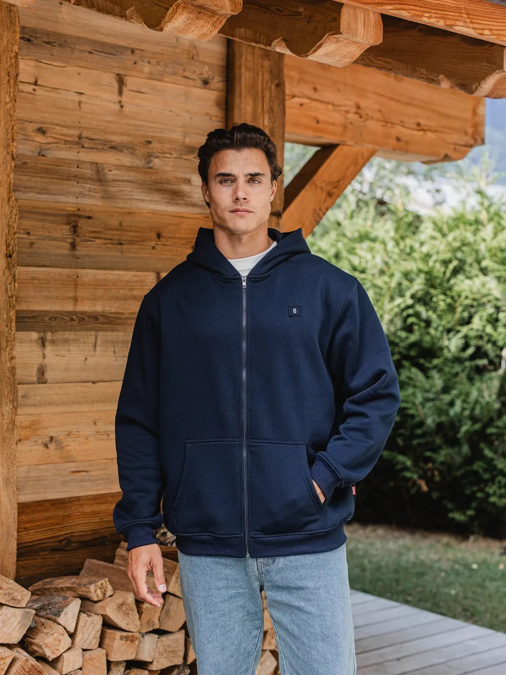 Navy Signature Oversized Vest