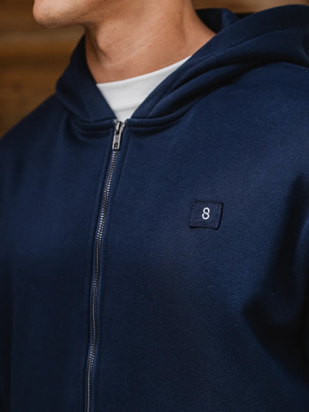 Navy Signature Oversized Vest