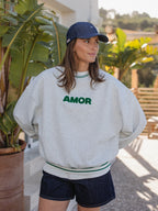 Grey Amor Oversized Sweater