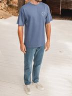 Blue Circle Oversized T-Shirt