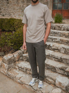 Brown Sangiovese Oversized T-shirt