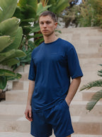 Blue Oversized Sport T-shirt