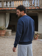 Navy Oversized Basic Sweater