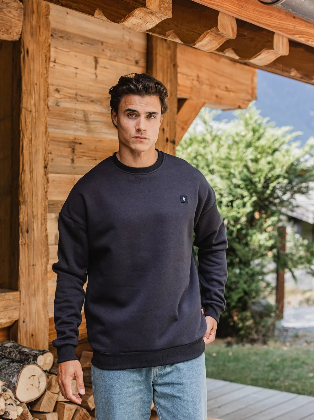 Off Black Signature Oversized Sweater