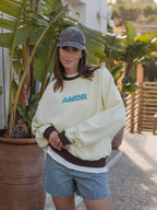 Yellow Amor Oversized Sweater