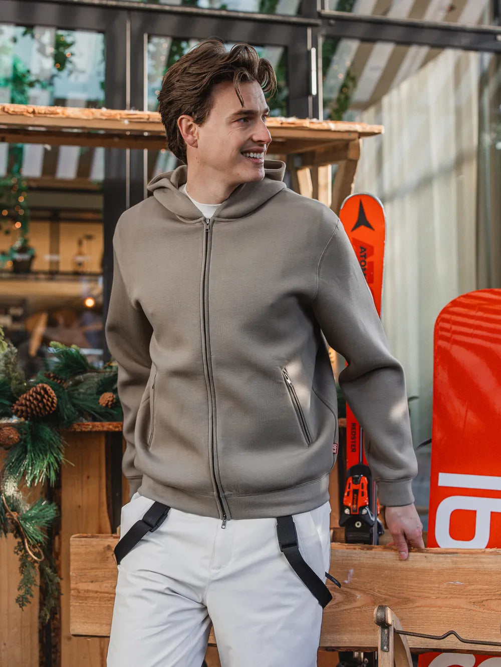 Olive Scuba Oversized Vest