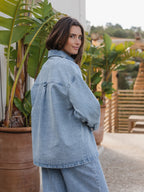 Light Blue Denim Amor Overshirt