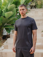 Dark Grey Basic Sport T-shirt