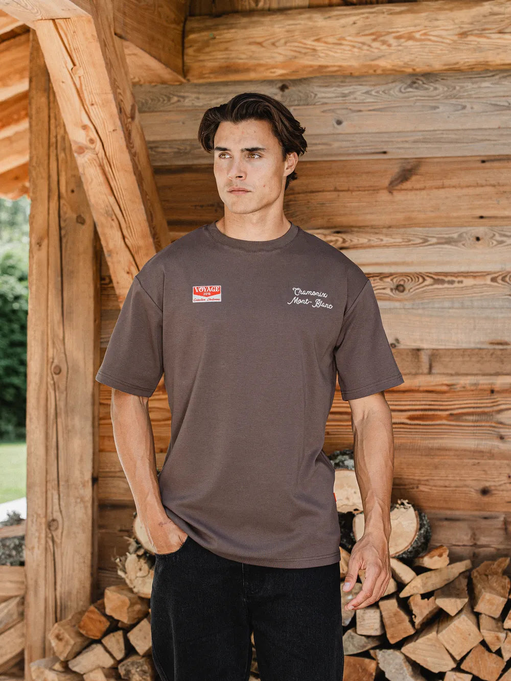 Brown Voyage Oversized T-shirt