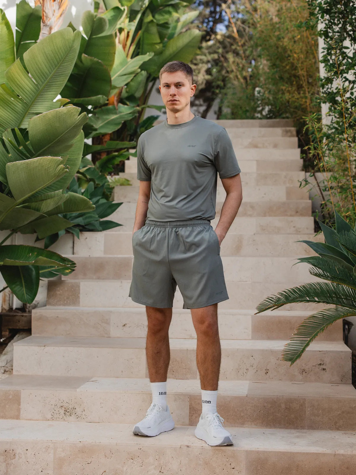 Olive Basic Sport Short