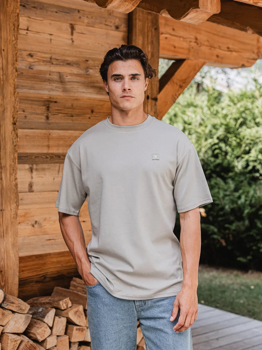 Olive Signature Oversized T-shirt