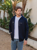 Navy Eivissa Oversized Vest