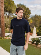 Navy Sant Carles Oversized T-Shirt