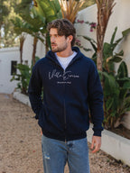 Navy Eivissa Oversized Vest