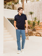 Navy Business Polo