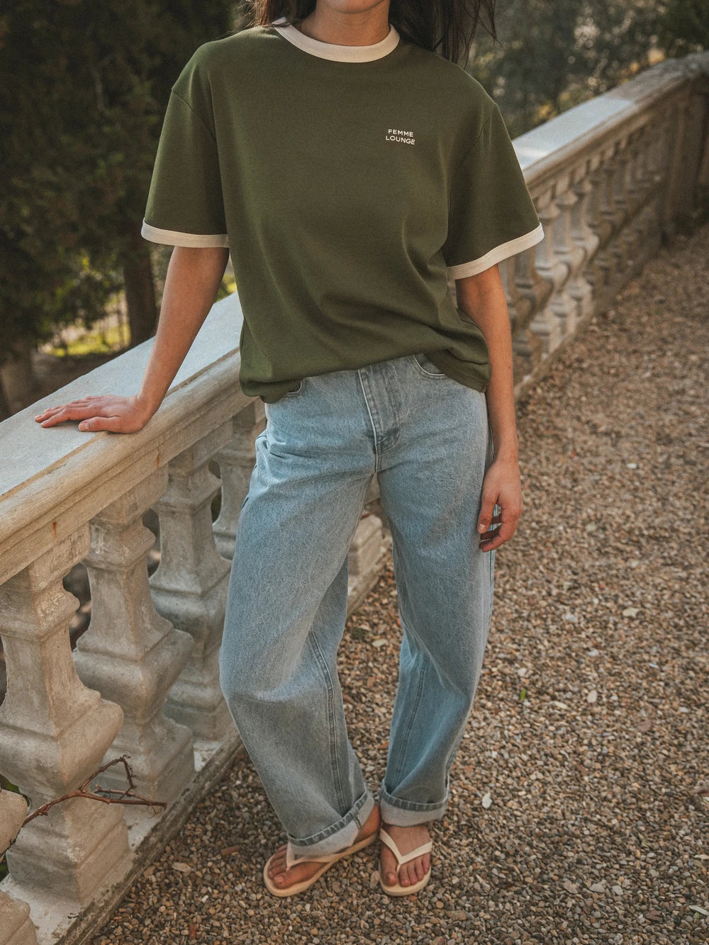 Green Collar Femme T-shirt