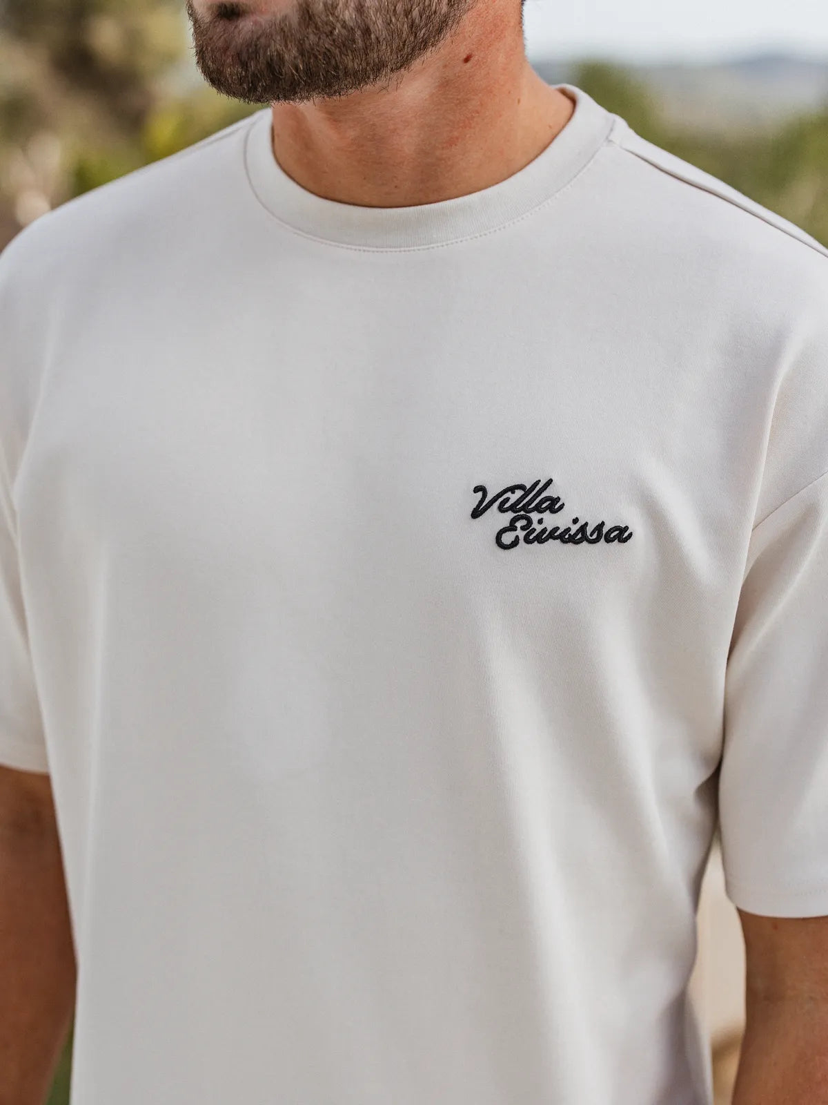 Creme Lavender Oversized T-Shirt