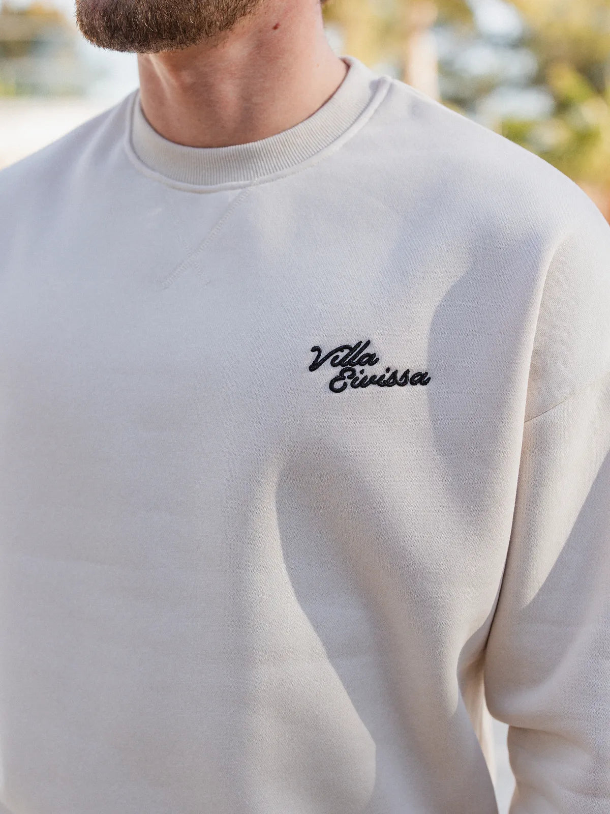 Beige Eivissa Oversized sweater