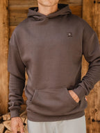 Brown Signature Oversized Hoodie