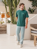 Green Sun Oversized T-Shirt