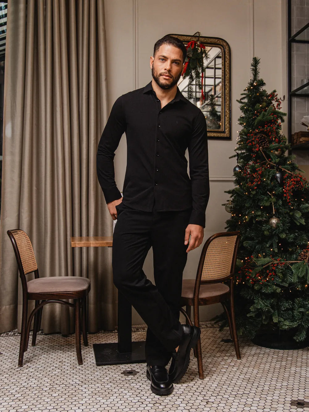 Black Business Shirt