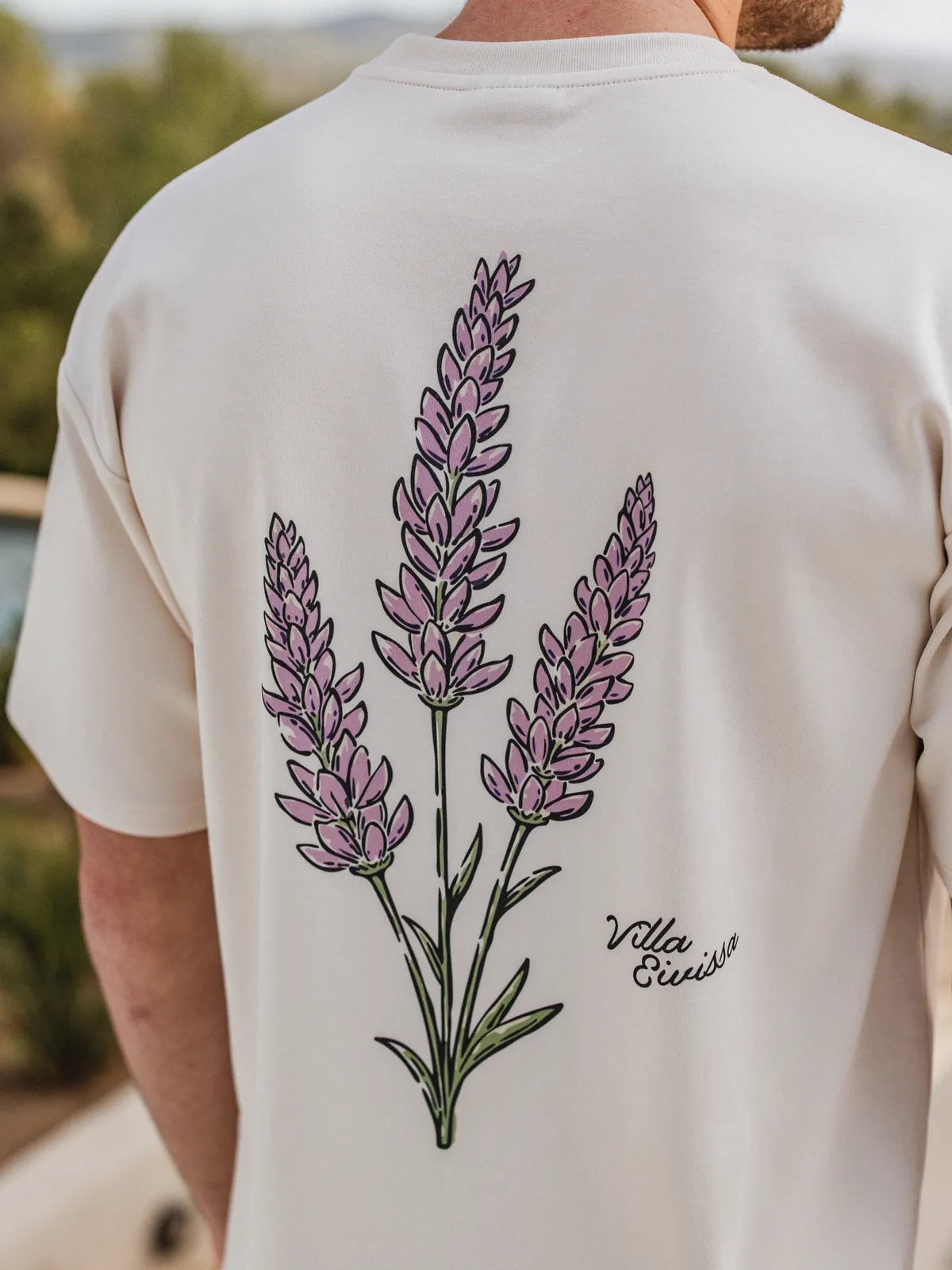 Creme Lavender Oversized T-Shirt