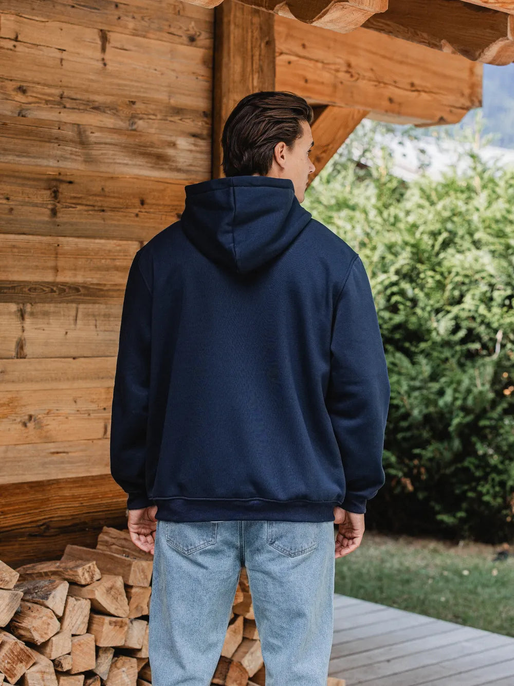 Navy Signature Oversized Vest