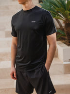 Black Stitched Sport T-shirt