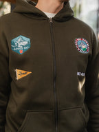 Übergroße Skiclub-Weste der Armee