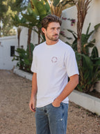 White Circle Oversized T-Shirt