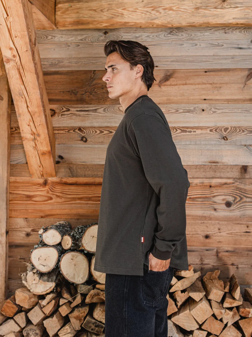 Dark Green Oversized Longsleeve