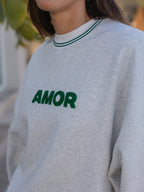 Grey Amor Oversized Sweater