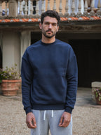 Navy Oversized Basic Sweater
