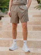 Brown Basic Sport Short