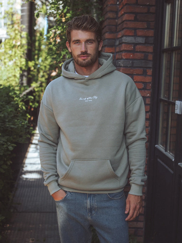 Green Sounds Oversized Hoodie