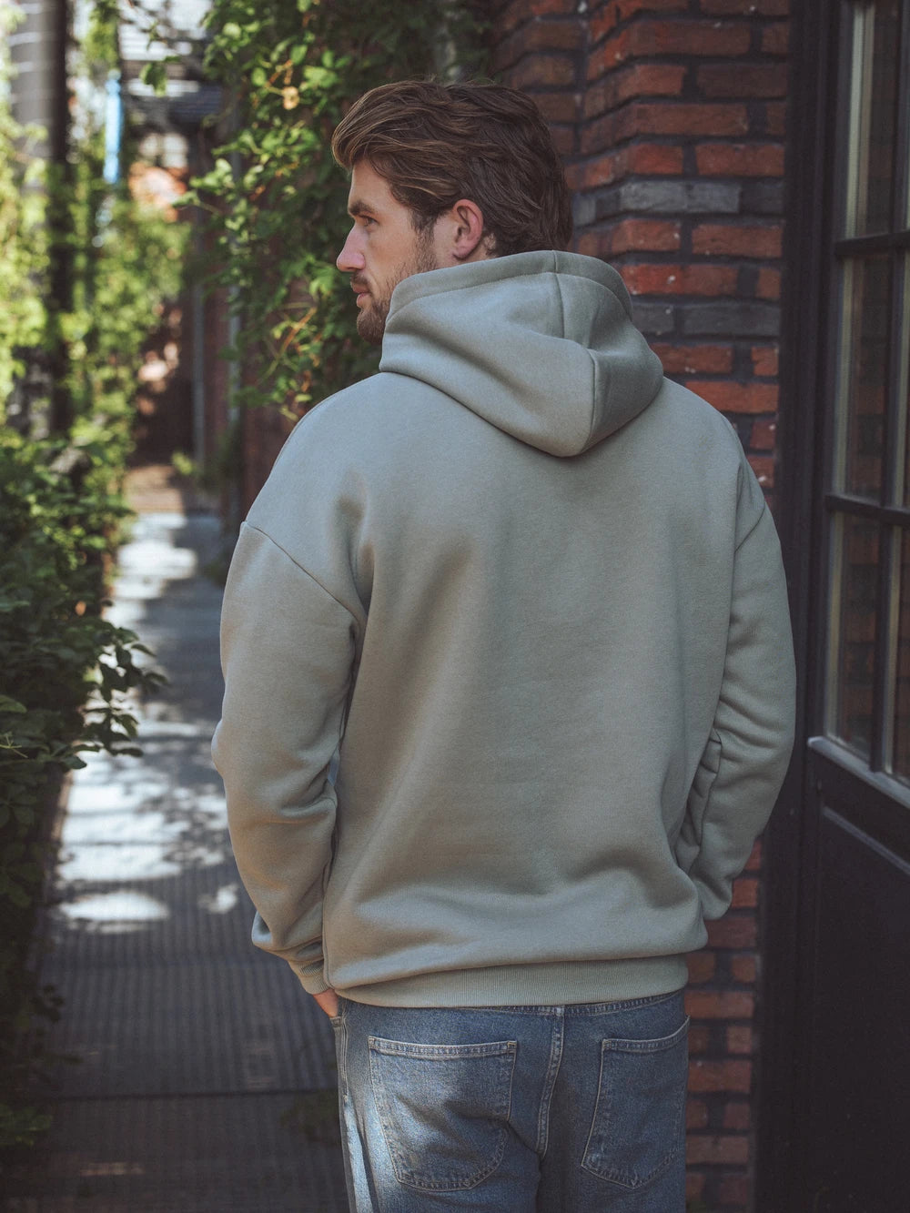 Green Sounds Oversized Hoodie