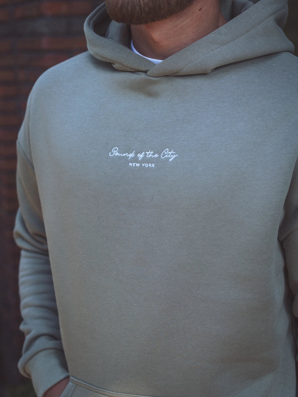 Green Sounds Oversized Hoodie