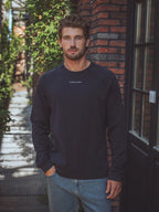 Navy Oversized Longsleeve
